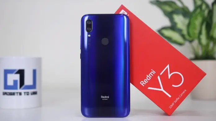 redmi y3 bold red price