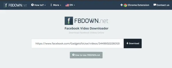 Download Facebook Videos on Windows