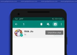 Hide Private Chat in WhatsApp