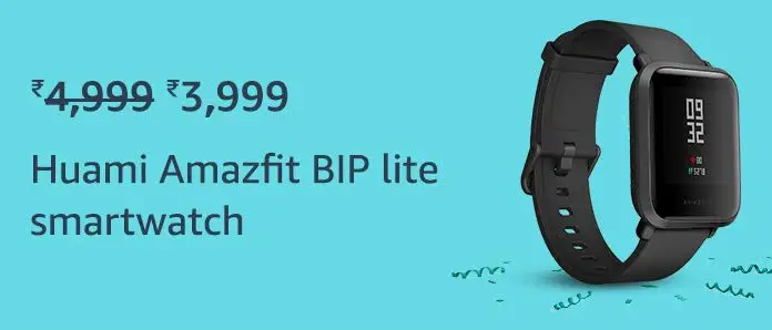 Amazfit Bip Lite Launched in India at Rs  3 999  Check out Features - 27