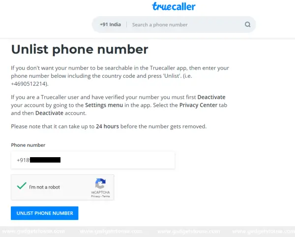 How to Remove Your Phone Number From Truecaller