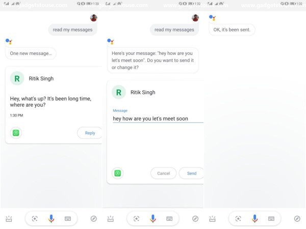 So verwenden Sie Google Assistant zum Lesen und Senden von Nachrichten auf WhatsApp