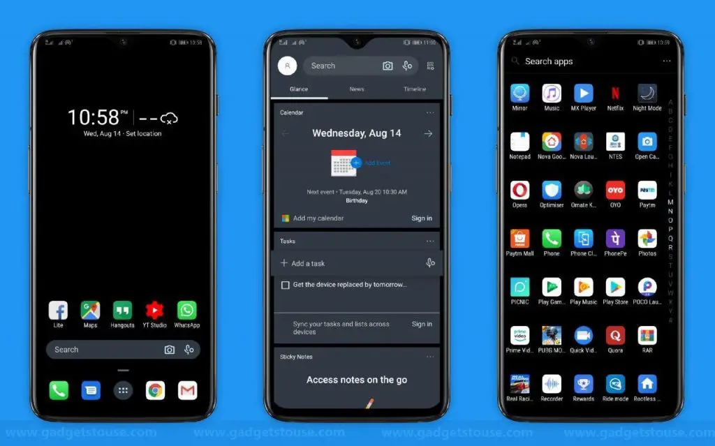 Top 3 Android Launchers with Dark Mode