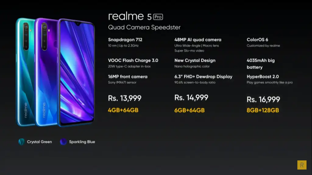 Realme 5 Pro with 48MP Quad Camera Setup Launched in India: Specs