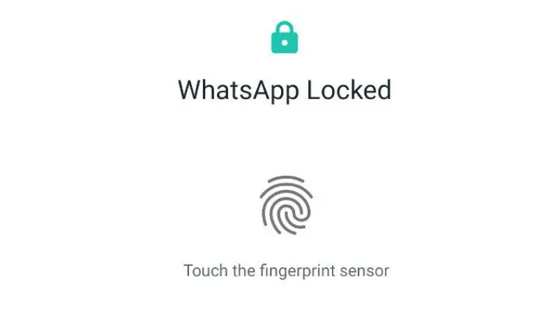 Whatsapp fingerprint lock