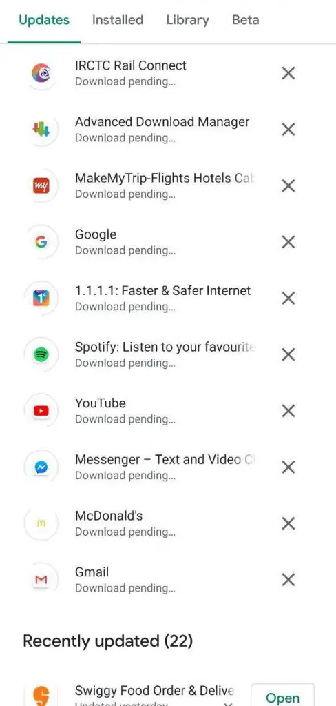 So beheben Sie ein ausstehendes Download-Problem im Google Play Store