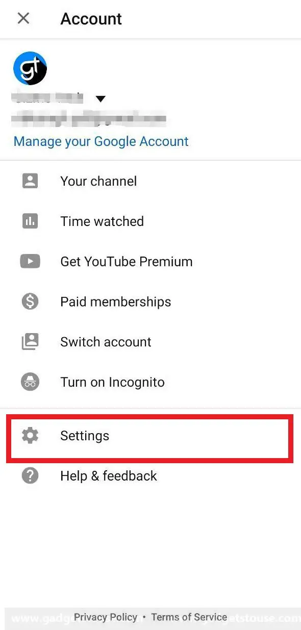 Turn on YouTube Restricted Mode
