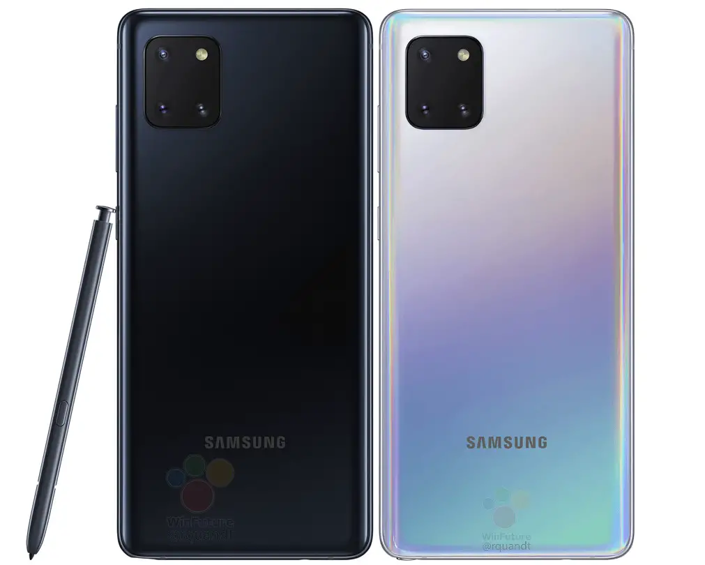 galaxy note 10 lite colors