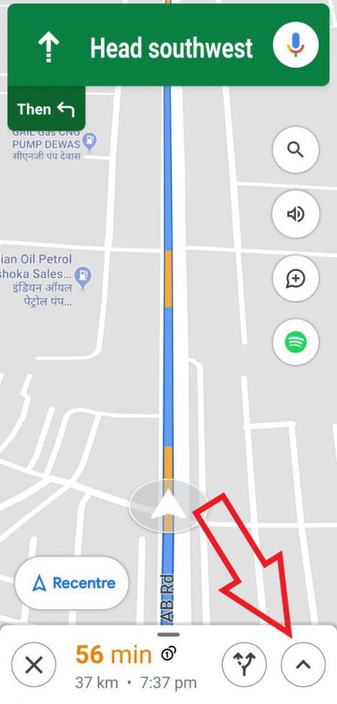 Share Live Location via Google Maps