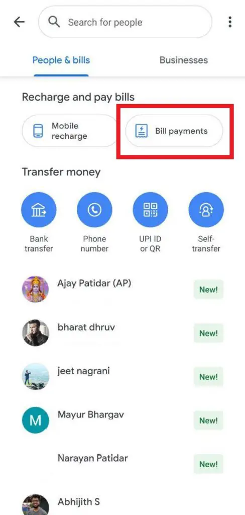 Recharge FASTag on Google Pay