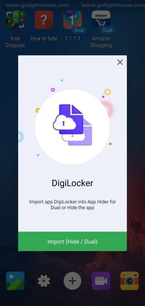 Use App Hider on Android