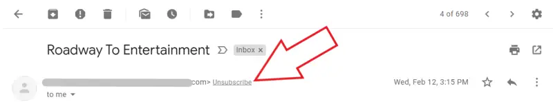 Unsubscribe from Spam Emails