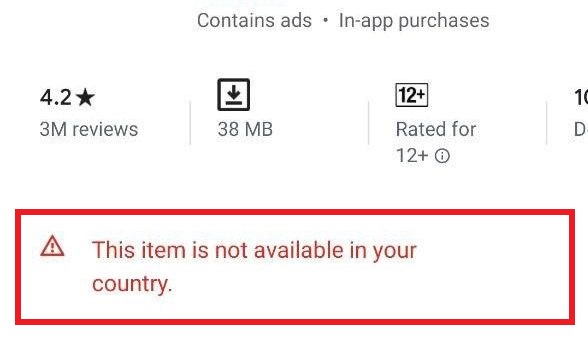 Install Android Apps Not Available in India