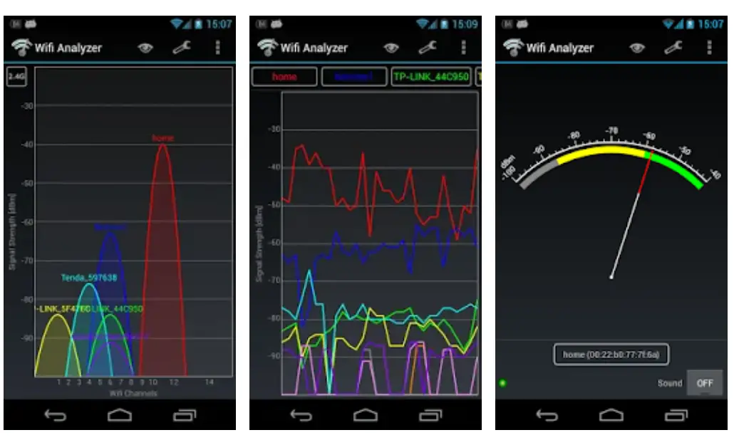 app test wifi signal strength