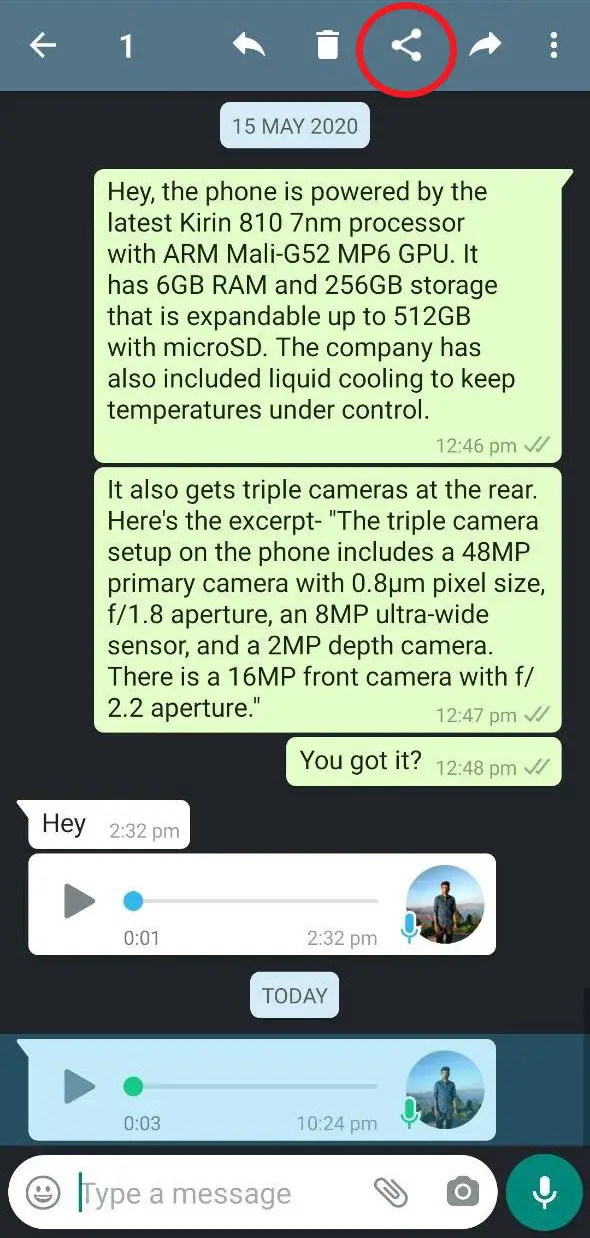 Convert WhatsApp Voice Message Into Text