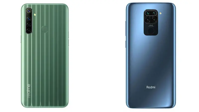 redmi note 9 compare realme narzo 10