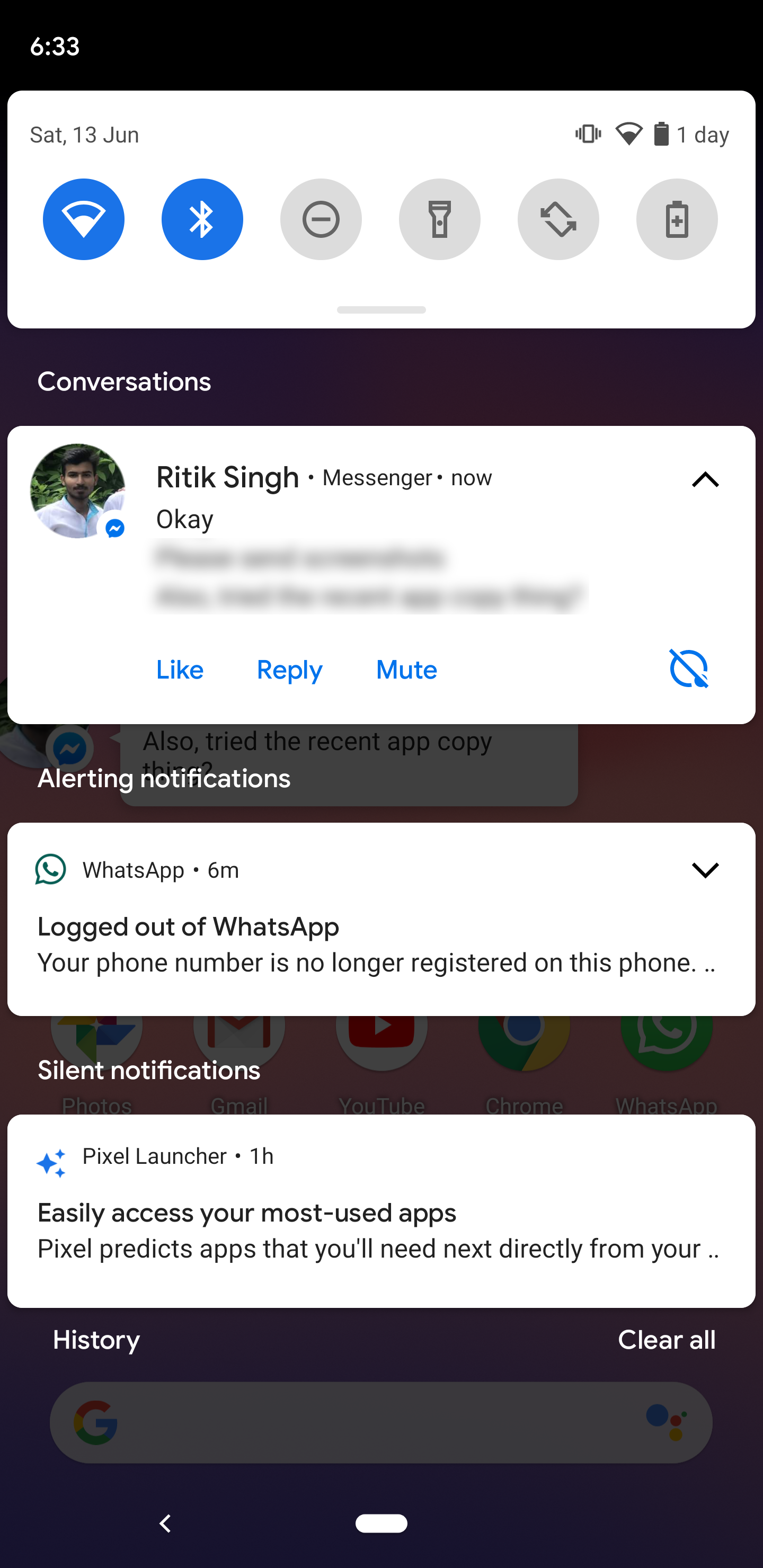 Use Bubble Notifications Android 11