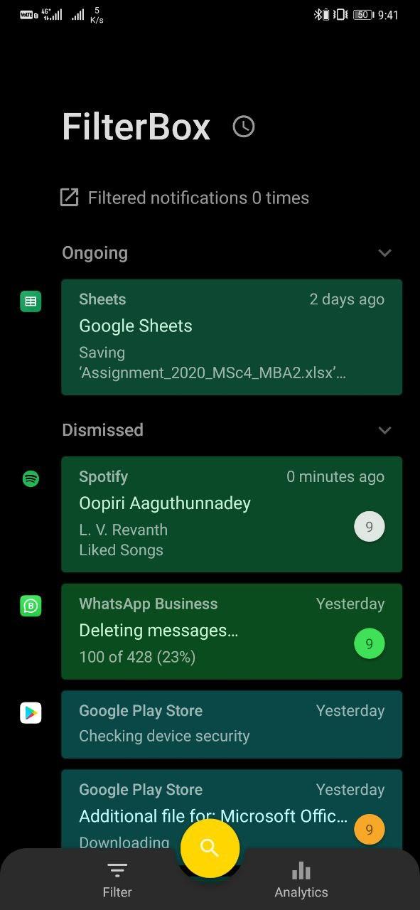 Read missed notifications on Android