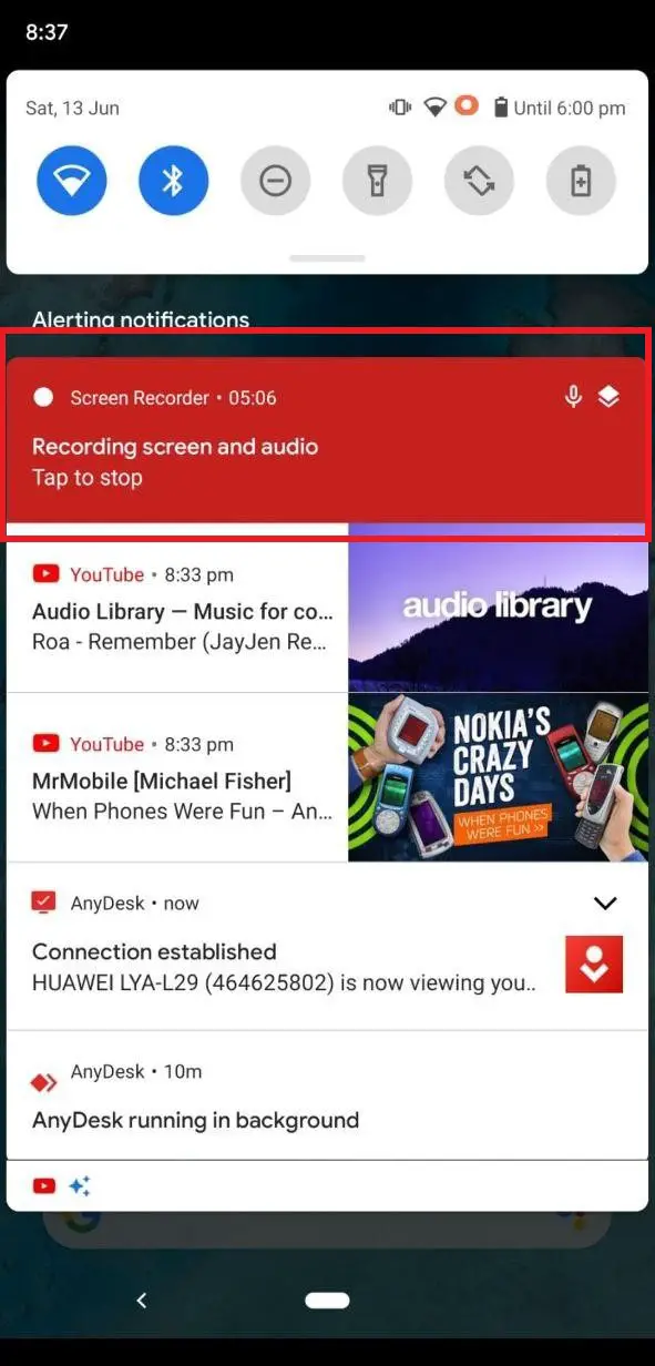 Use Built-in Screen Recorder in Android 11