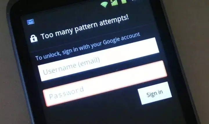 android forgot unlock pattern