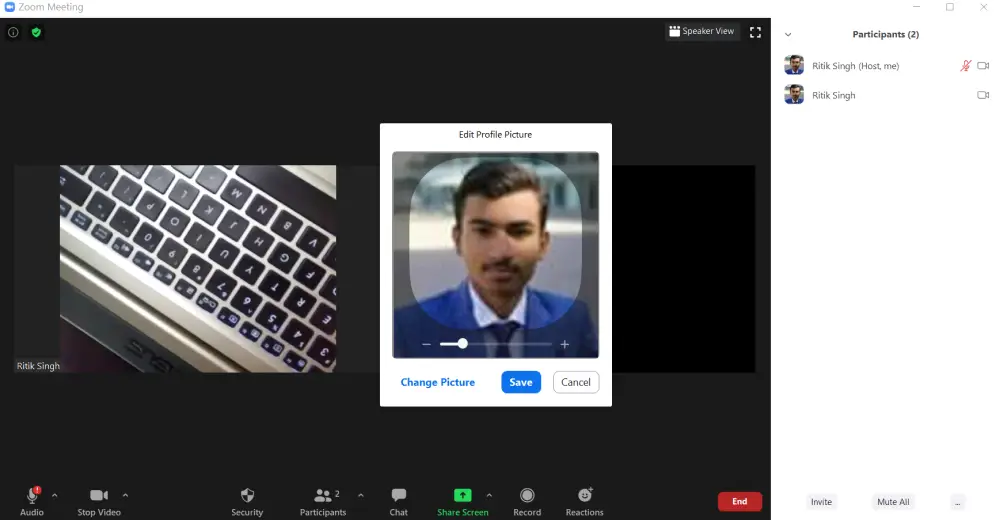 Show Profile Picture In Zoom Meeting Instead Of Video Gadgets To Use