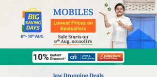 Best Smartphone Deals in Flipkart Big Saving Days Sale
