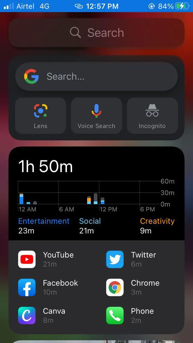 How to Add Google Search Home Screen Widget On iOS 14 - Gadgets To Use