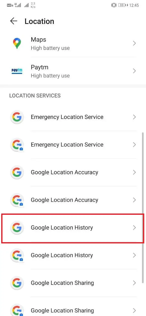 Turn Off Location Tracking on Android 