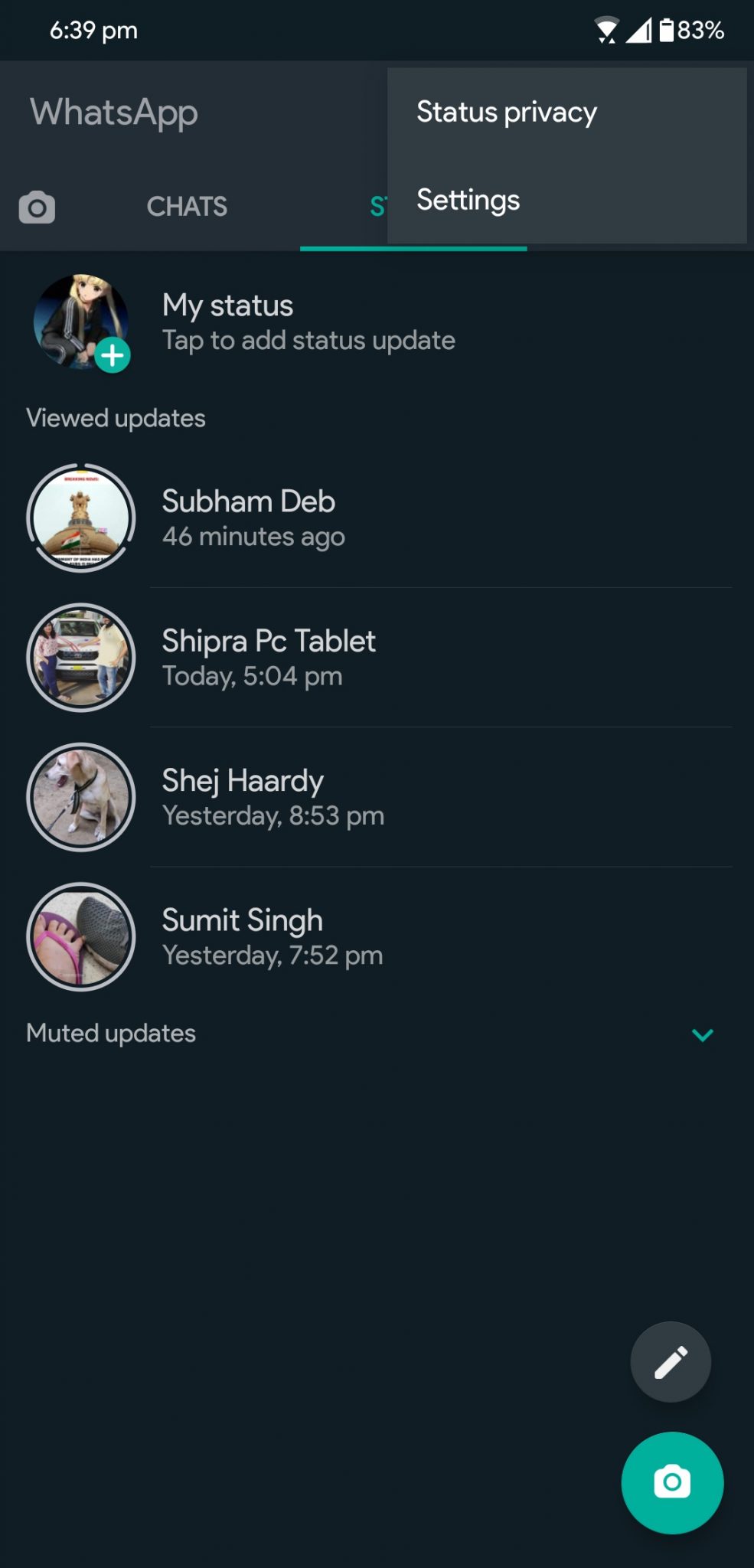 Hide Whatsapp Status Update From Specific Contacts Gadgets To Use
