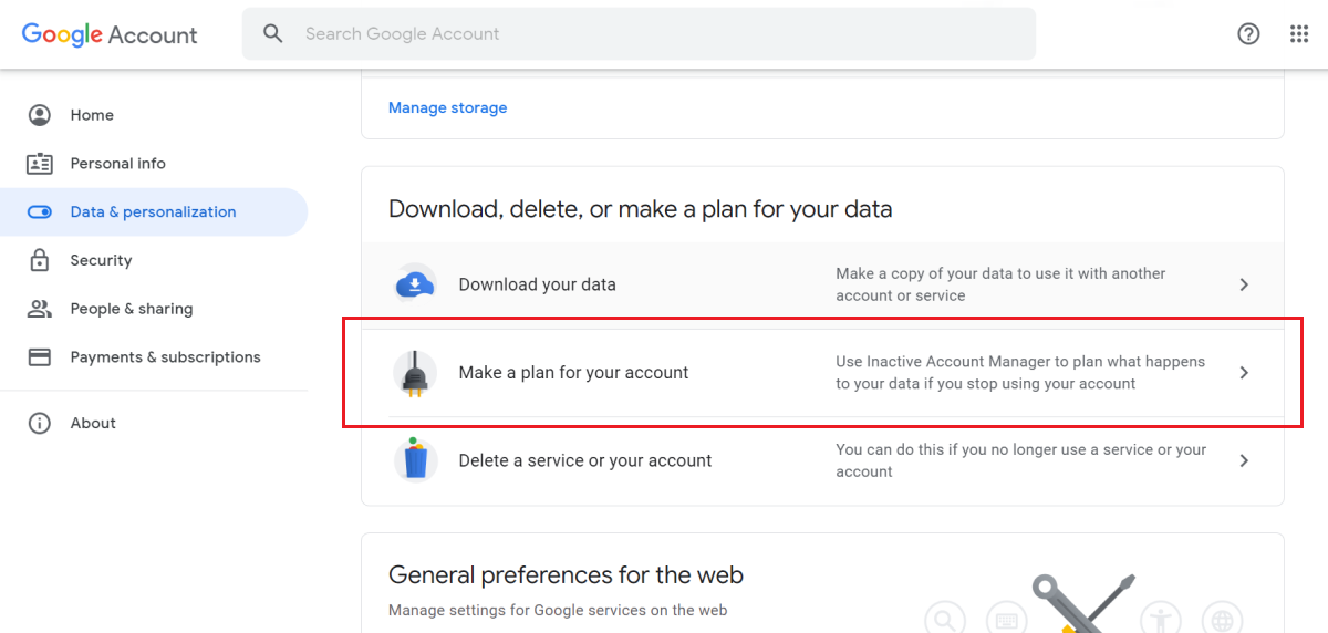 Auto-Delete Your Google Account After You Die