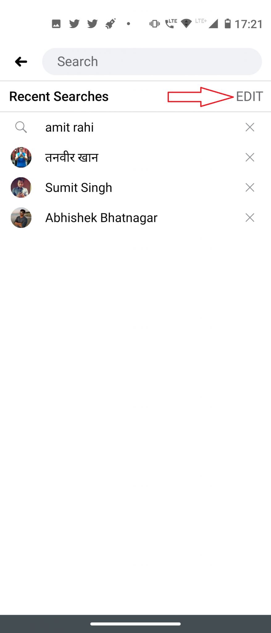 Delete Facebook Search Suggestions In Search Bar on Android Gadgets To Use