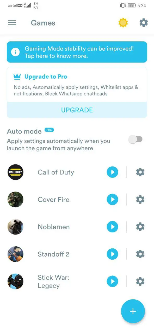 Enable Gaming Mode on Any Android Phone