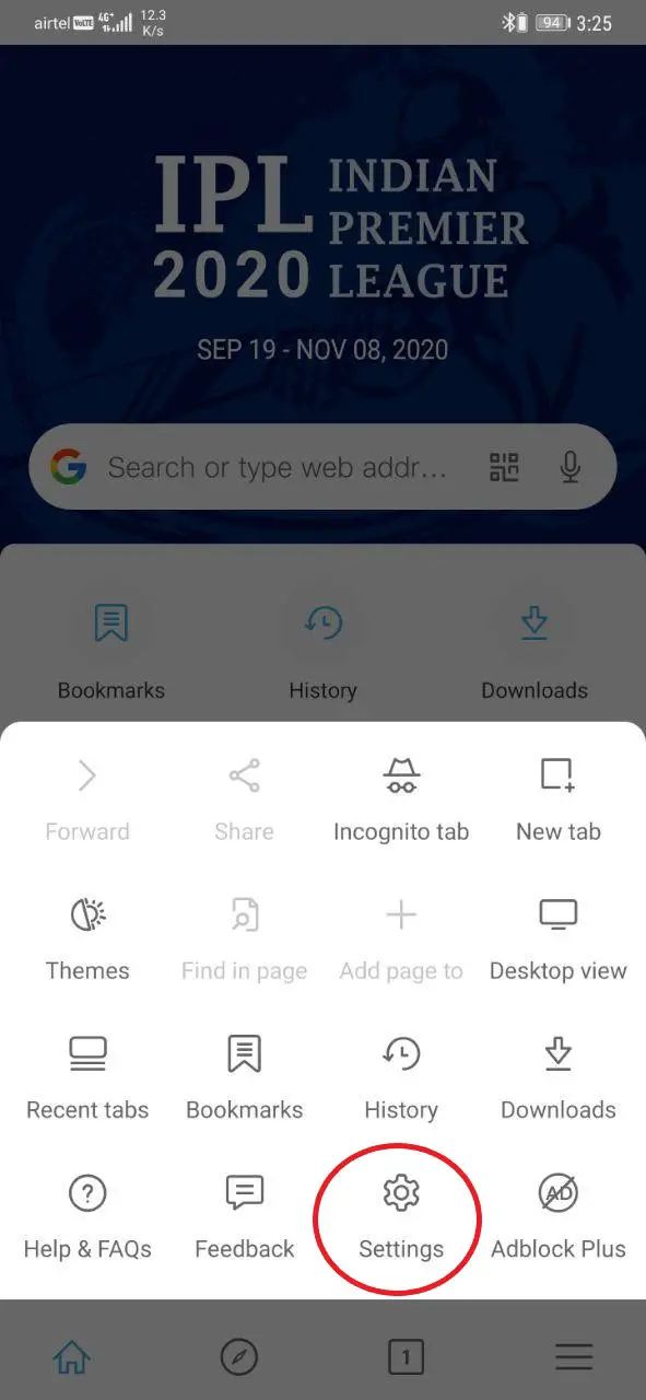 Set PIN/ Fingerprint Lock in Jio Pages Browser