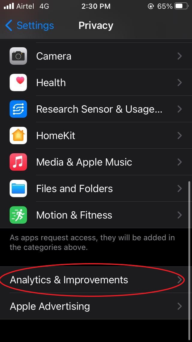 Opt-Out of Siri Audio Sharing for Analytics