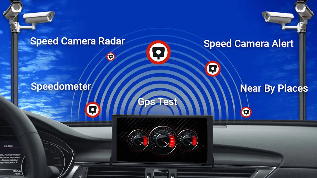 Speed Camera Detector GPS Warning System Universal