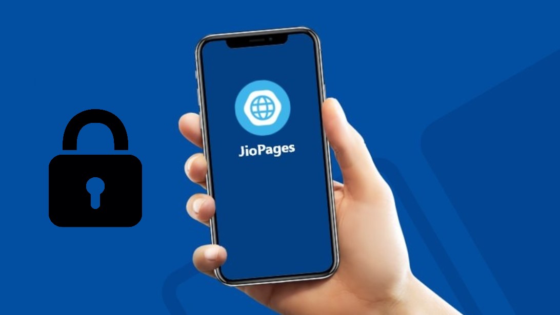 Jio Pages: How to Set PIN or Fingerprint Lock in Browser