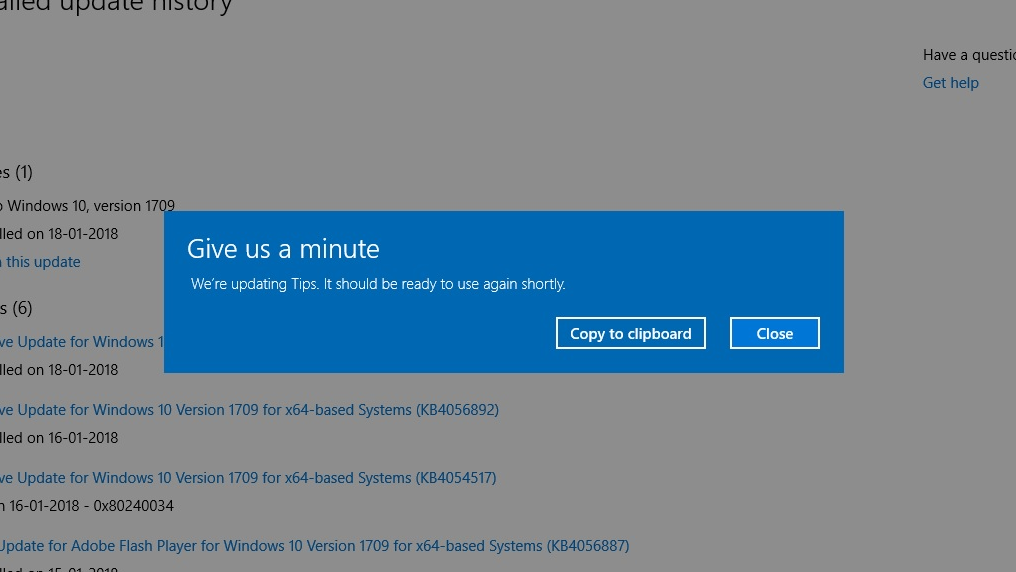 Fix 'Give Us a Minute' App Open Error on Windows 10