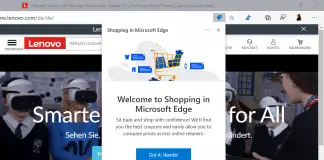 How to Enable or Disable Shopping Feature in Microsoft Edge