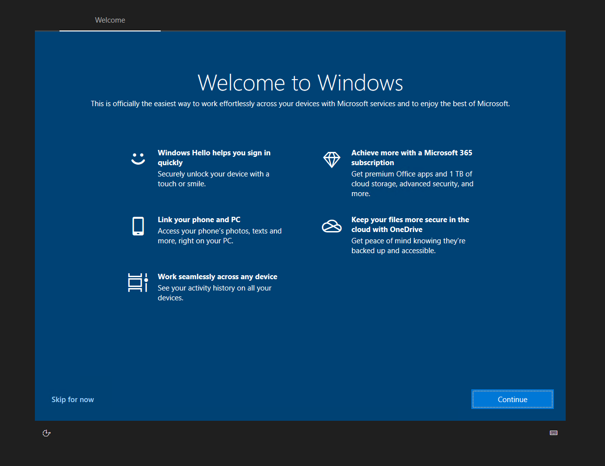 Steps to Turn Off the Welcome Experience After Updates on Windows 10.