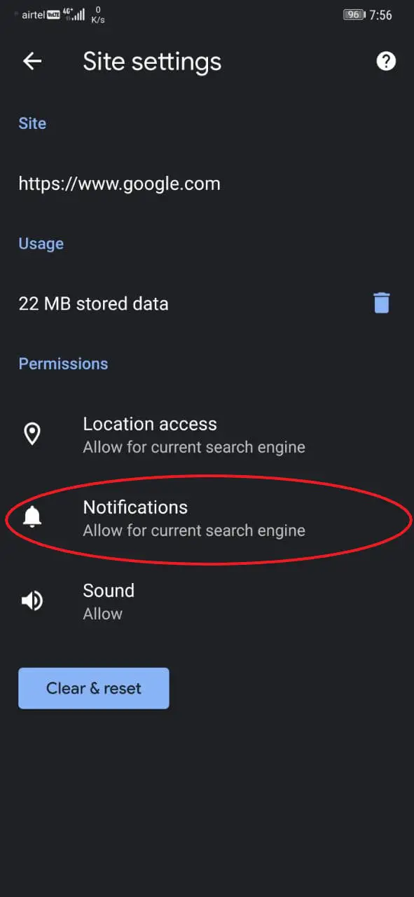 Block Chrome Notifications on Android