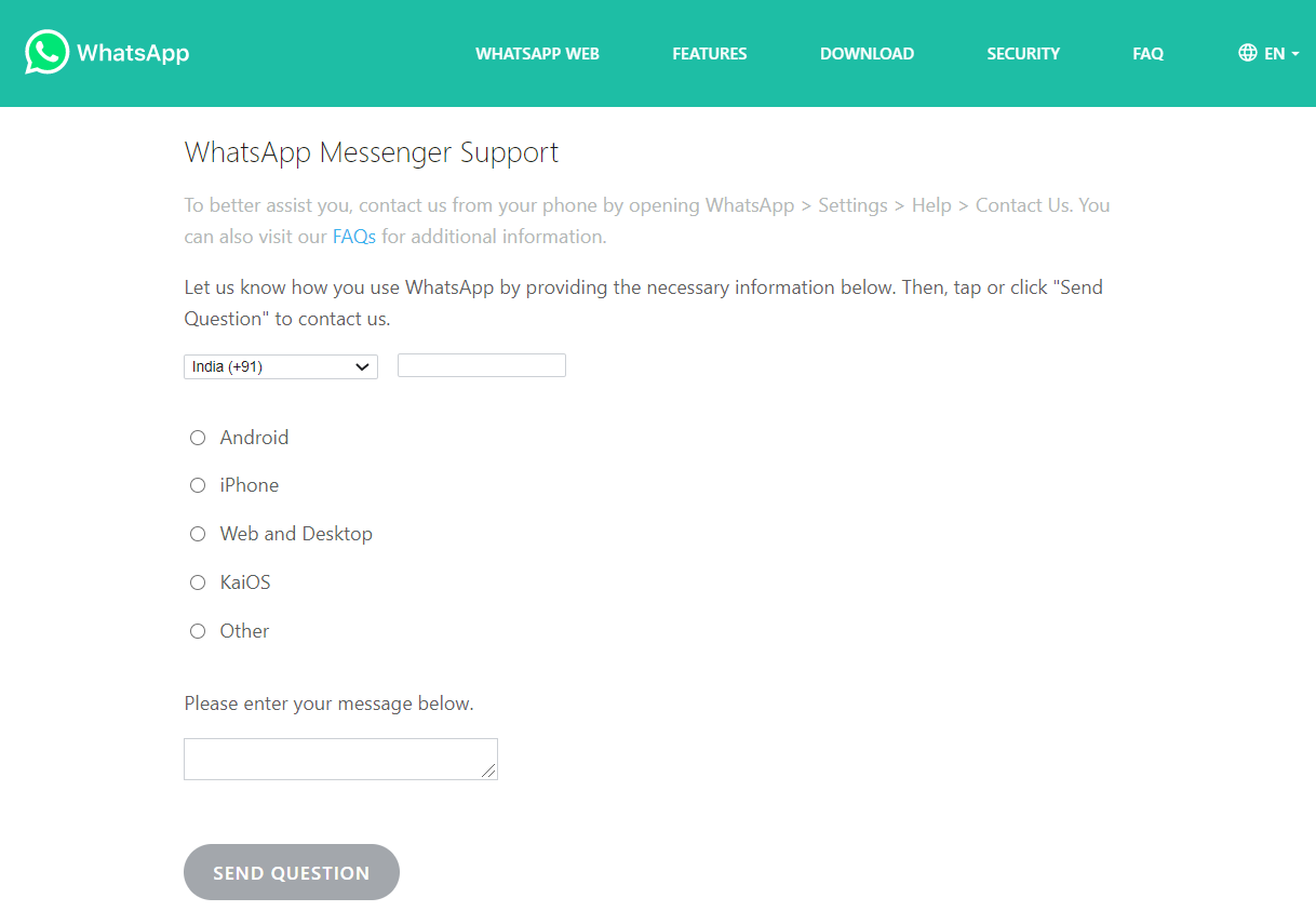 2 Ways To Contact WhatsApp Support In India Or Anywhere Else - 22