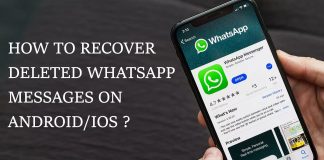 how to recover deleted WhatsApp messages
