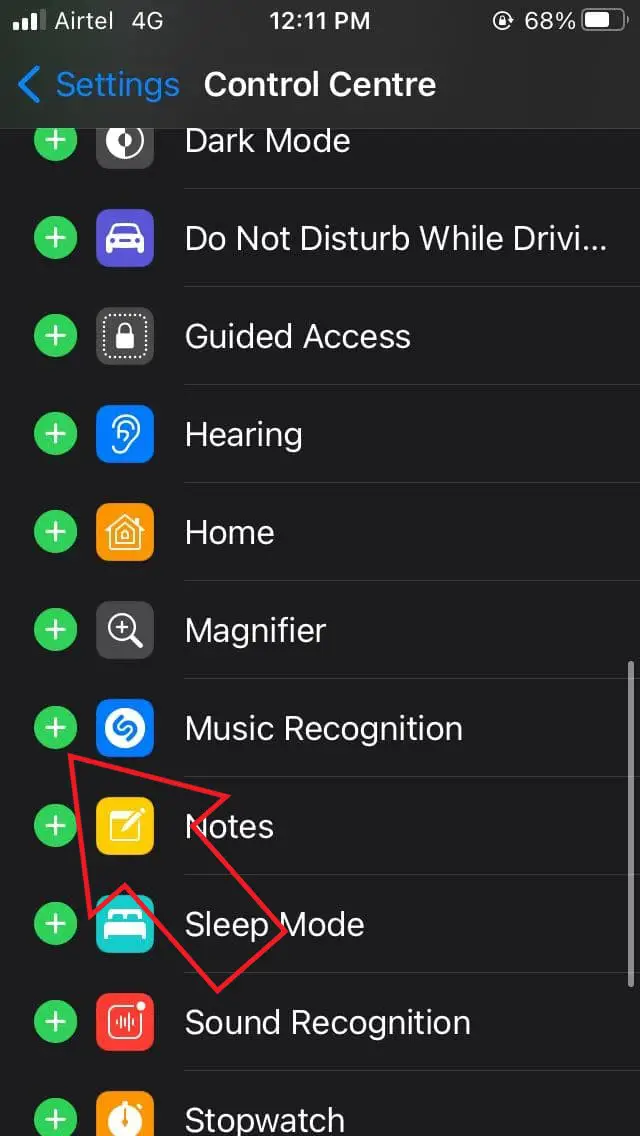 Get Shazam Music Recognition Shortcut in Control Center on iOS 14