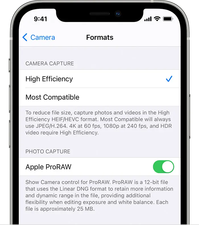Enable ProRAW Support on iPhone 12 Pro/ Pro Max