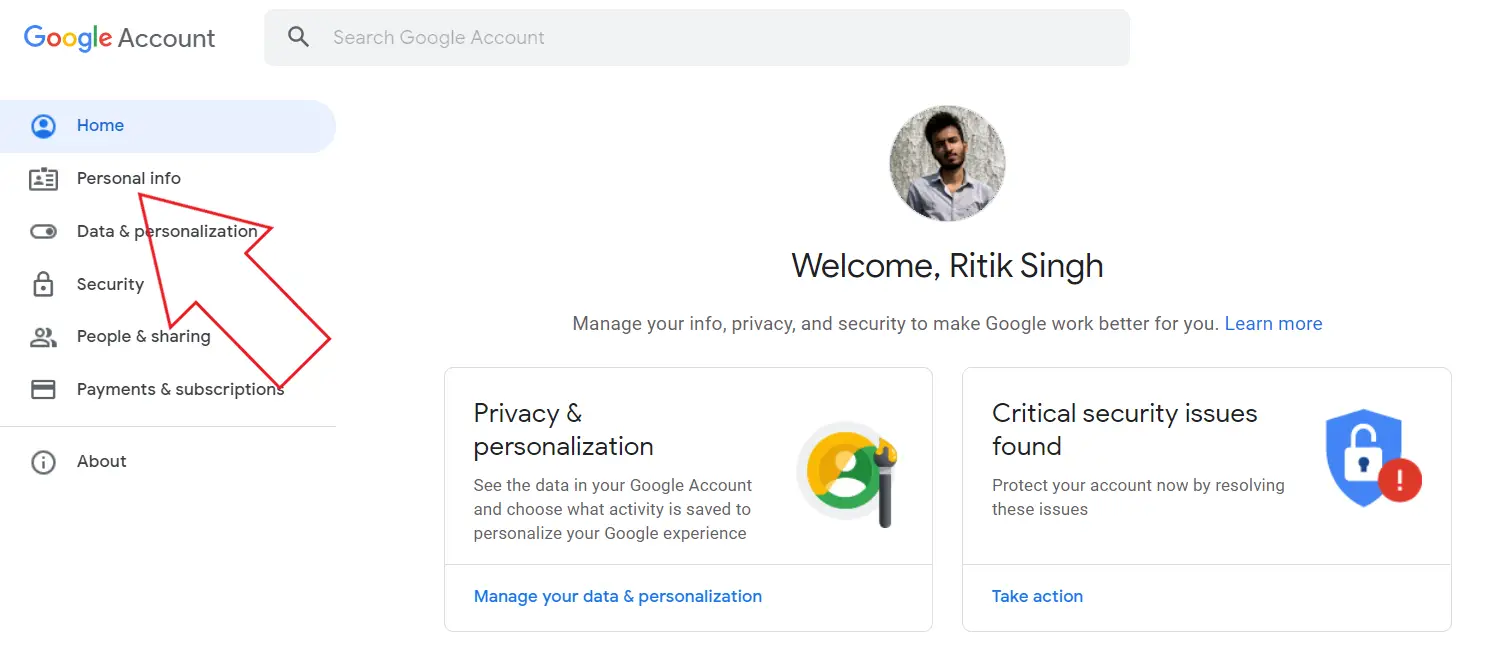 How to Remove Profile Picture from Google Account (Gmail