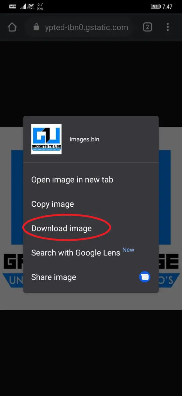 Fix Chrome Can't Download or Save Images On Android Phone