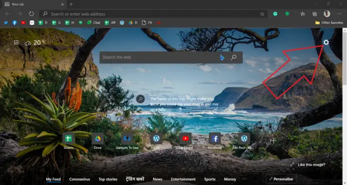 How to Change New Tab Background Image in Microsoft Edge - Gadgets To Use