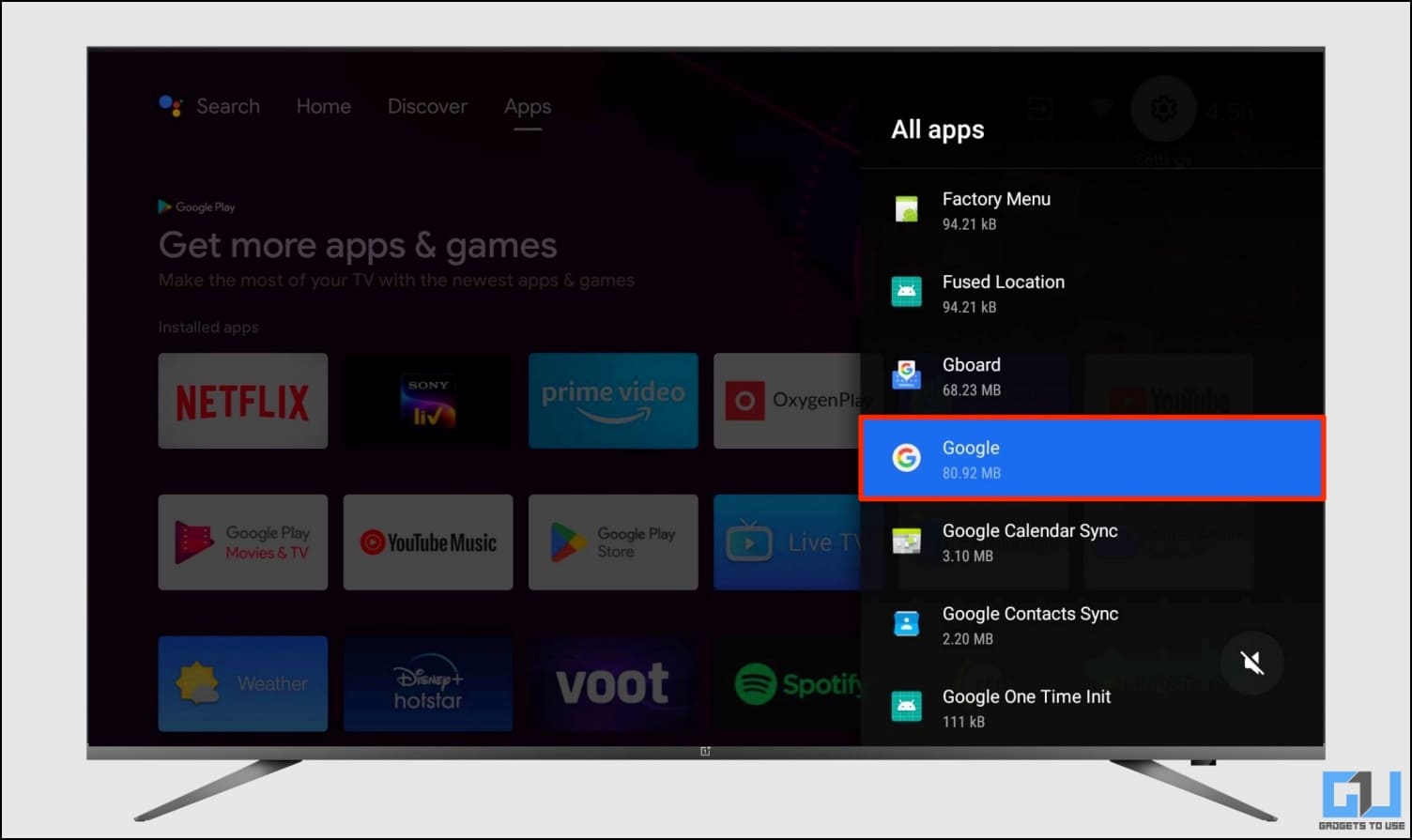 Disable Bloatware to Speed Up Android TV