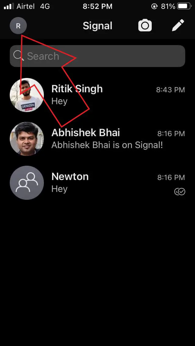 Turn On or Turn Off Typing Indicators in Signal Messenger iOS