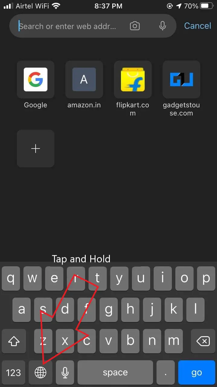 Use One-Handed Keyboard On iPhone Running iOS 14